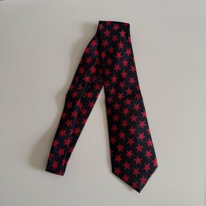 Elegant Kent and Curwen Star Patterned Men's pure silk Tie